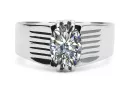 Ring Vintage style Zircon Sterling silver 925 vrc007s